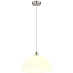 LED Hängeleuchte Pendelleuchte Esszimmerlampe Höhenverstellbar Silber H 120 cm