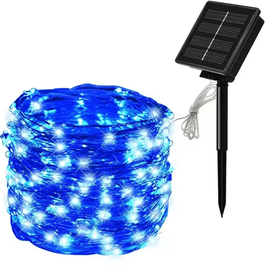 Inspire Curations Solar LED Fairy String Lights 7M 12M 22M 32M blue 12m 100led