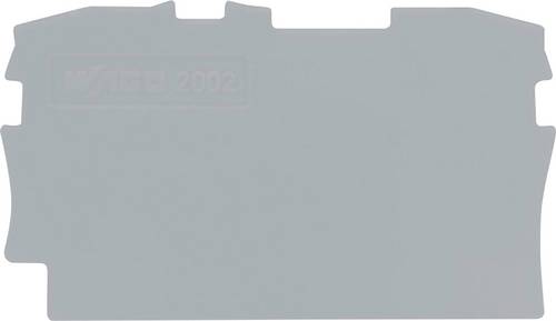 WAGO 2002-1291 Abschluss- und Trennplatte Grau 100St.