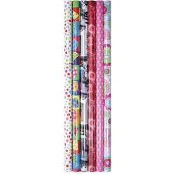 Kangaro, Geschenkverpackung, Geschenkpapier Budget sortiert 60 Rollen K-95904 (60x)
