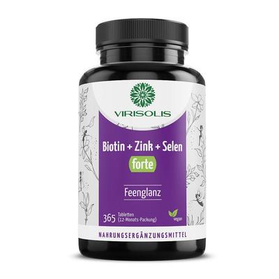 Virisolis Biotin-Zink-Selen Forte 12-Mon.vegan Tab 365 St Tabletten