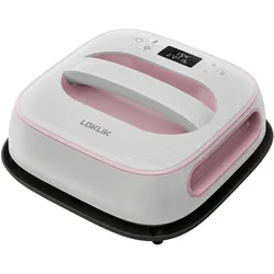LOKLiK Easy Heat Transferpresse 25,5 x 25,5 cm, pink