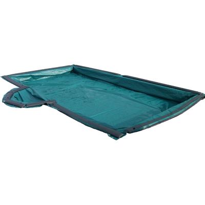 Pool-Abdeckplane KWAD "Wintersack zur Überwinterung des Pools", grün (grün, schwarz), B:400cm L:800cm, Polyethylen (PE), Planen, Absenkung 70 cm, in verschiedenen Größen