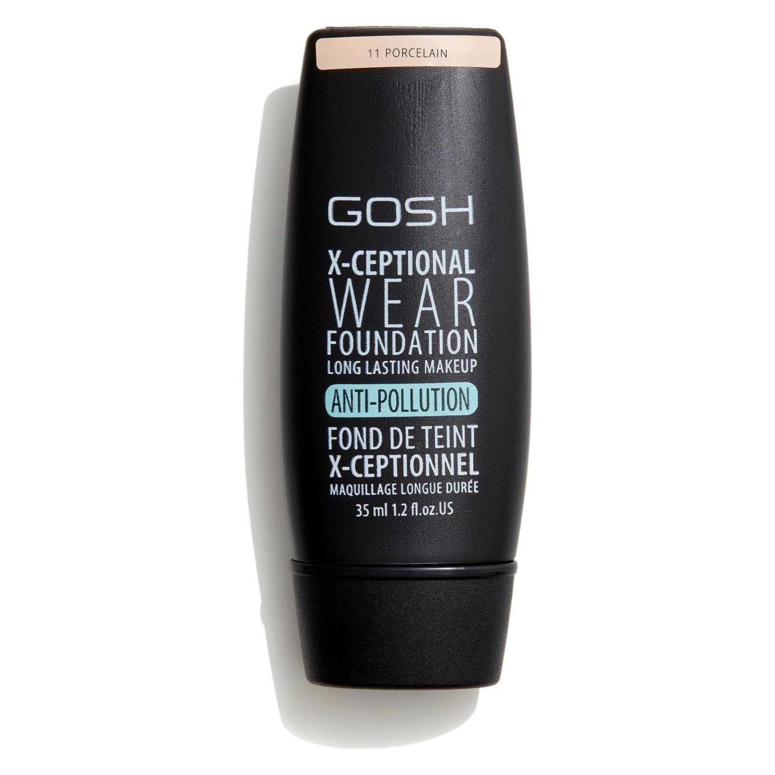 Gosh X-CEPTIONAL WEAR FOUNDATION long lasting makeup #11-porcelai (Porcelain) (GO860136)