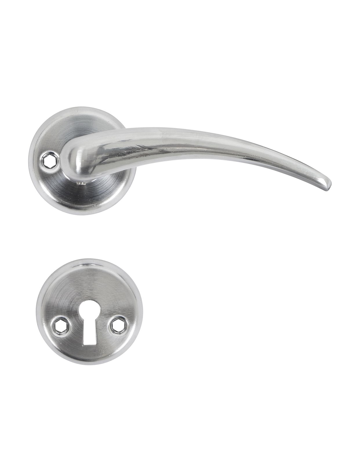 Home>it Brushed chrome door handle