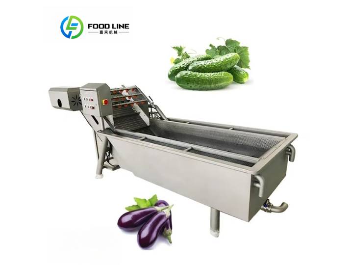Équipement de lavage de légumes à bulles personnalisable, machine de nettoyage de fruits et légumes, appareil de transformation alimentaire pour restaurants commerciaux