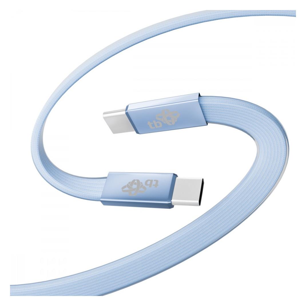 Lenovo TB TB Kabel USB C - USB C 1m płaski błękitny (1 m) (77254684)