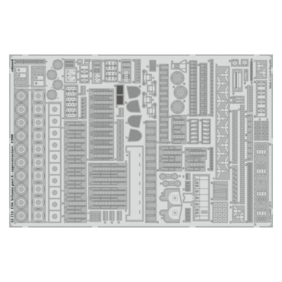 Eduard USS Arizona part 6-superstructure f.Trum (53112)