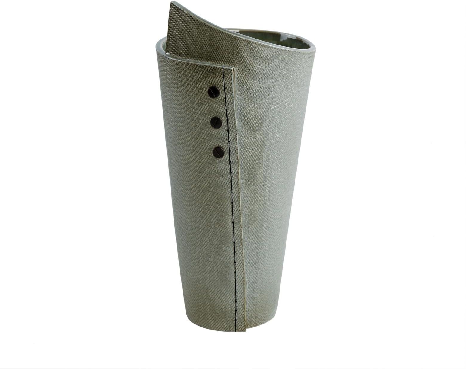 Dekovase GOEBEL "Vase Sirikit 31 cm grün", grün, B:15cm H:31cm T:15cm Ø:15cm, Vasen, Handwäsche wird empfohlen