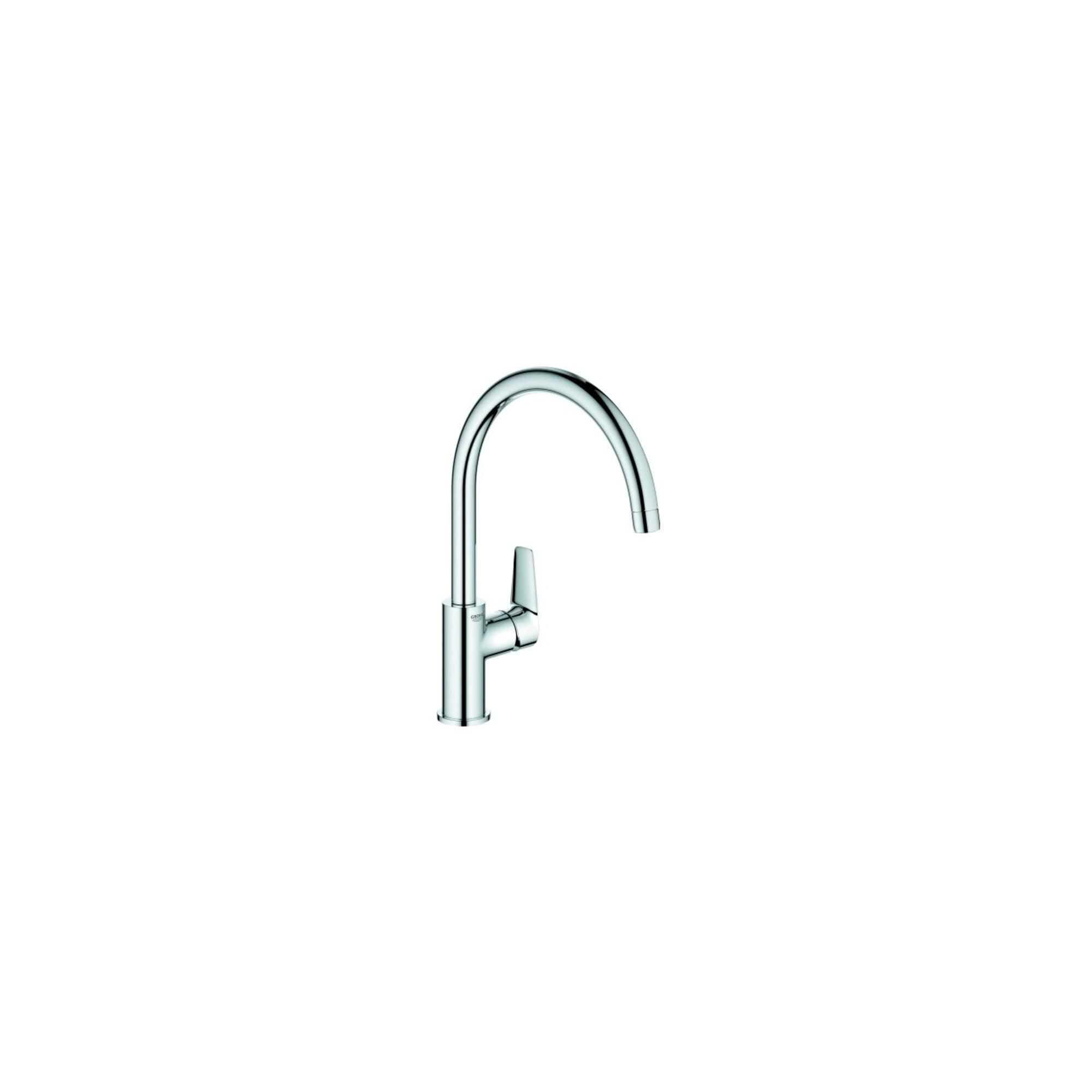 Grohe Spültisch-Einhebelmischer BauEdge chrom, hoher, schwenkbarer Auslauf (31367001)