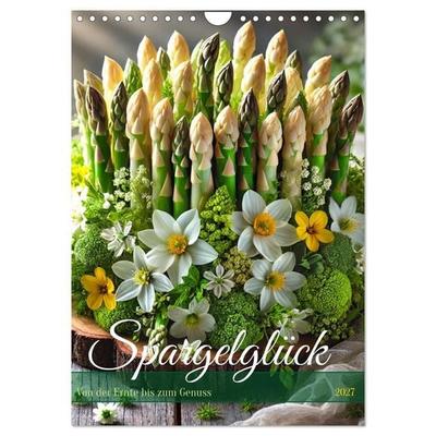 Spargelglück – von der Ernte bis zum Genuss (Wandkalender 2027 DIN A4 hoch), CALVENDO Monatskalender