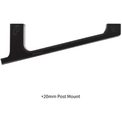 Paul Component Scheibenbremsadapter PM, 20mm, VR 180mm/ HR 160mm, black