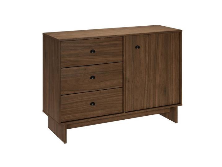 ROYAL24_MARKT Kommode Kommode Yorvi Walnuss Villa 118,2×83,8×40 cm