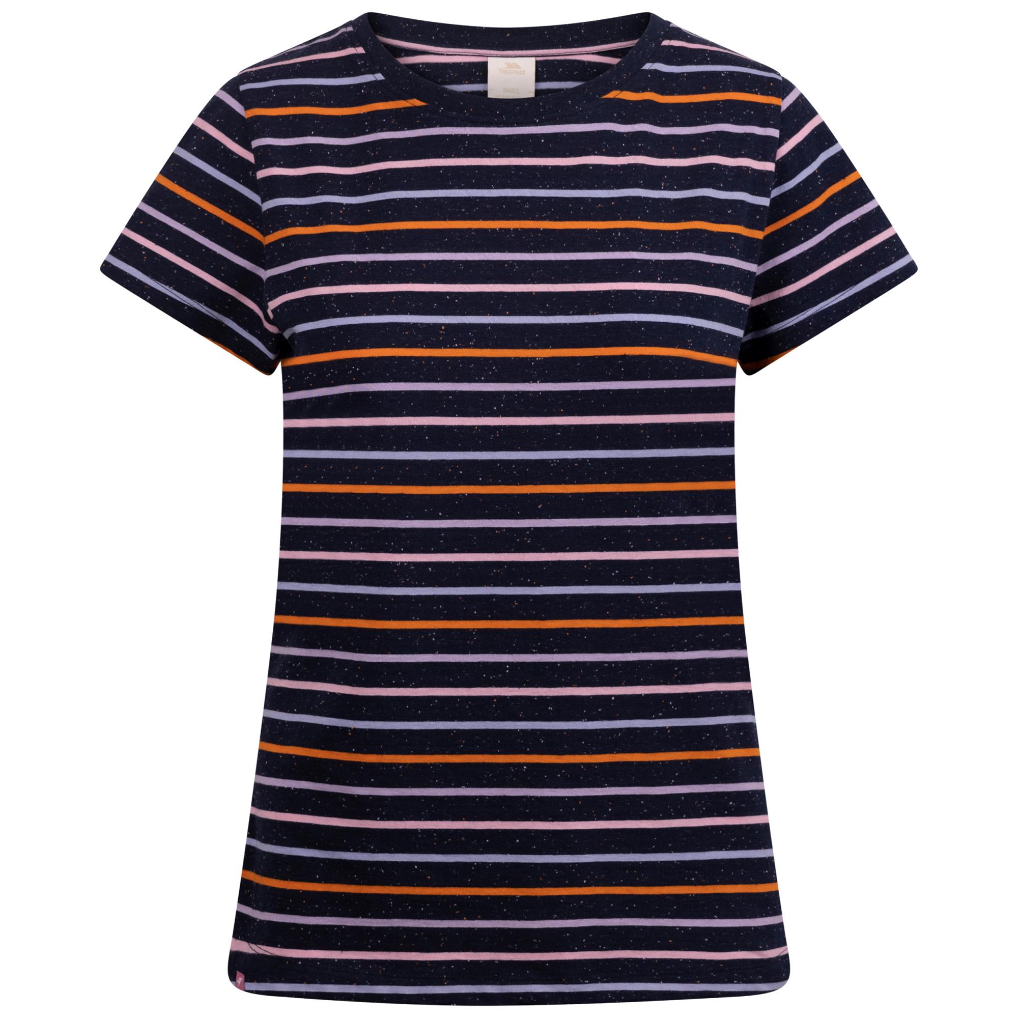 Trespass Dames/Dames Michaela Gestreept T-shirt (Marine/Multikleurig)