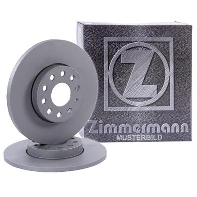 Zimmermann Bremsscheibe Hinterachse Voll [Hersteller-Nr. 370.3075.20] für Mazda