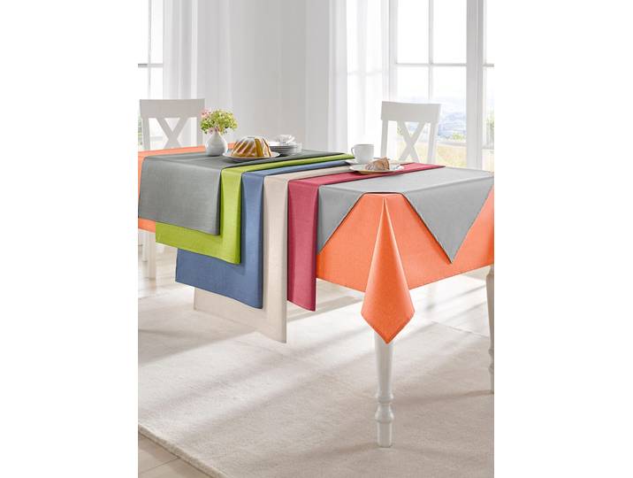 Tischdecke Gr. 6, grau, Ø:140cm, Tischdecken, Tischdecke