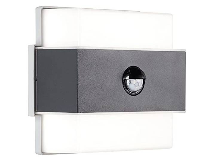 Brilliant Lampe, Archie LED Außenwandleuchte Bewegungsmelder anthrazit, Metall/Kunststoff, 1x 7.5W LED integriert, (650lm, 4000K), A