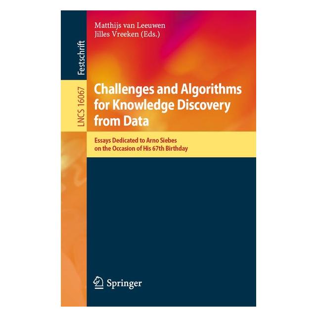 Springer Challenges and Algorithms for Knowledge Discovery from Data (71376539)