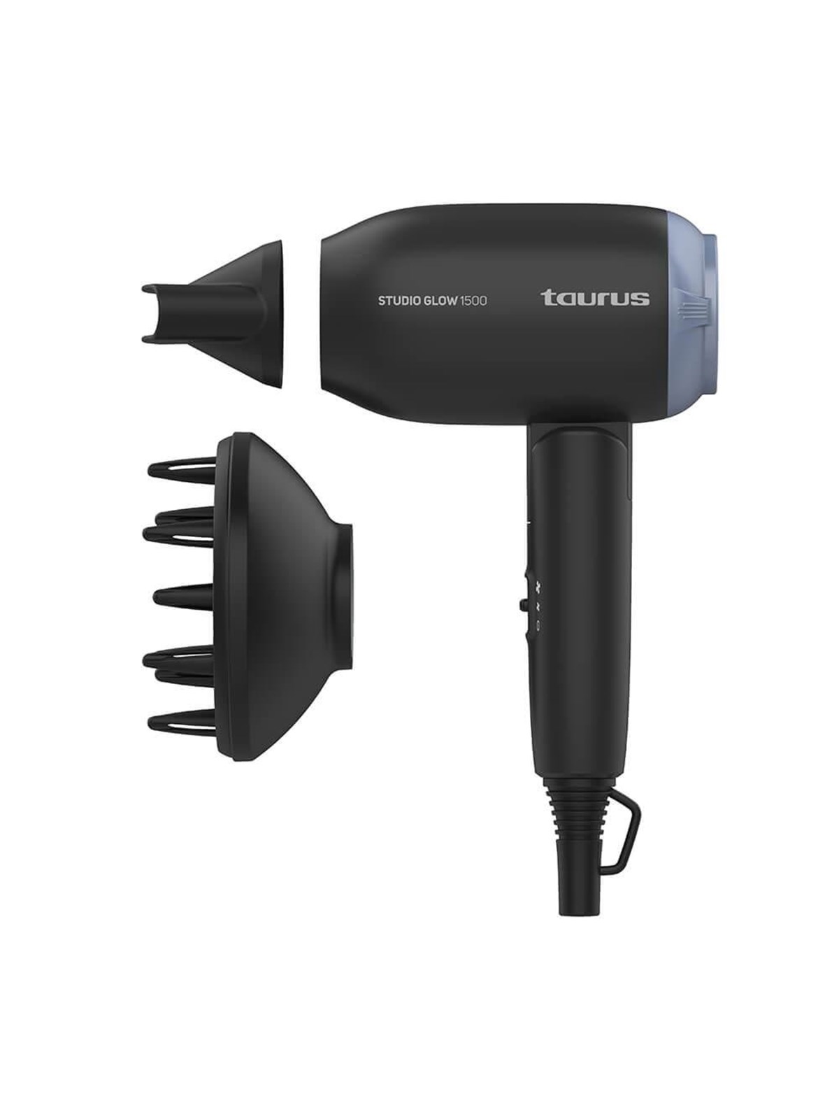 Taurus Haartrockner / Föhne Hair Dryer 1400W Studio Glow 1500 Black - 1400 W