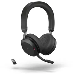 Jabra Evolve2 75 MS Stereo Headset On-Ear schwarz