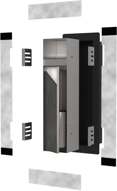 ESS Container T-ROLL Creme Einbau WC- Bürstenhalter & Papierhalter, befliesbar, TCL-9-C TCL-9-C