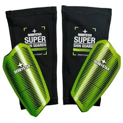 Derbystar Super v25 Schienbeinschützer - schwarz/grün - XS