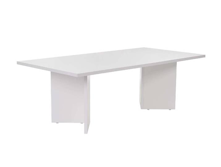 Table basse en bois Sabin 119 x 60 x 40 cm - Blanc