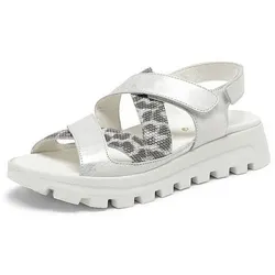 Plateau-Sandale Nele Waldläufer silber, 38