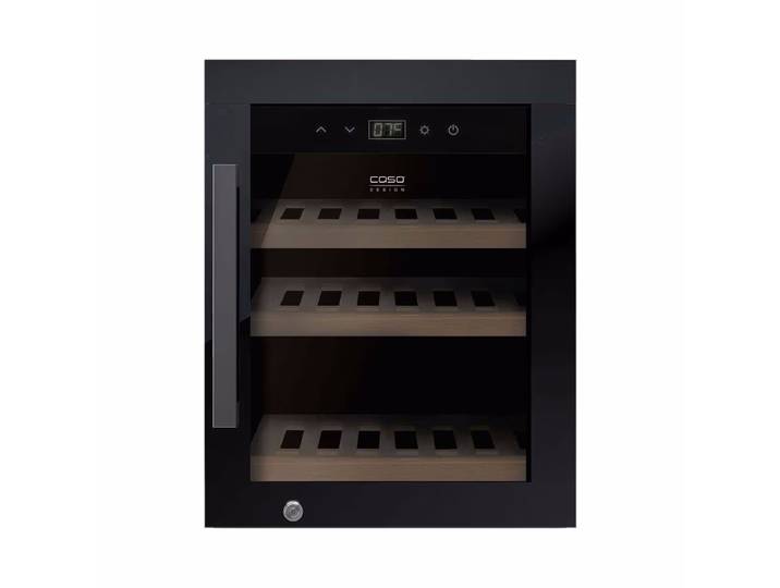Caso Wine Exclusive 12 Weinkühlschrank – Weinkühlschrank freistehend – schwarz