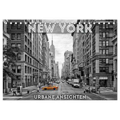 NEW YORK Urbane Ansichten (Tischkalender 2027 DIN A5 quer), CALVENDO Monatskalender