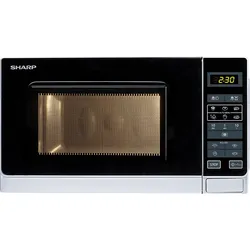 SHARP R-242INW, Mikrowelle (800 Watt)