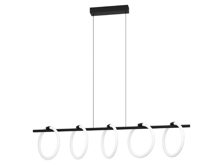 Eglo 900563 CARANACOA LED 5x suspensions 5x7W 1170x230mm noir blanc blanc chaud