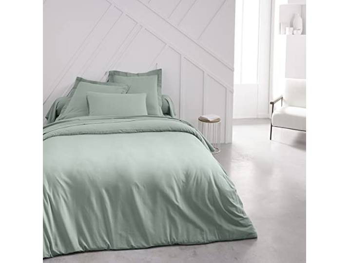 Today Housse de Couette 240X260 2 Personnes Coton Celadon