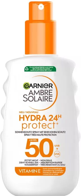 Garnier - Hydra Protect+ Sonnenschutz-Spray 24h LSF 50, 150  ml
