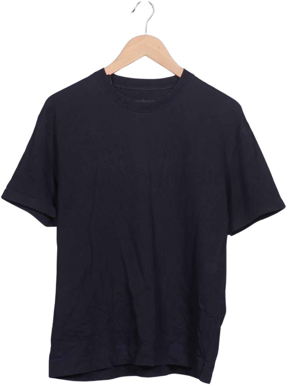 windsor. Herren T-Shirt, Marineblau, Gr. M, Baumwolle - Second Hand