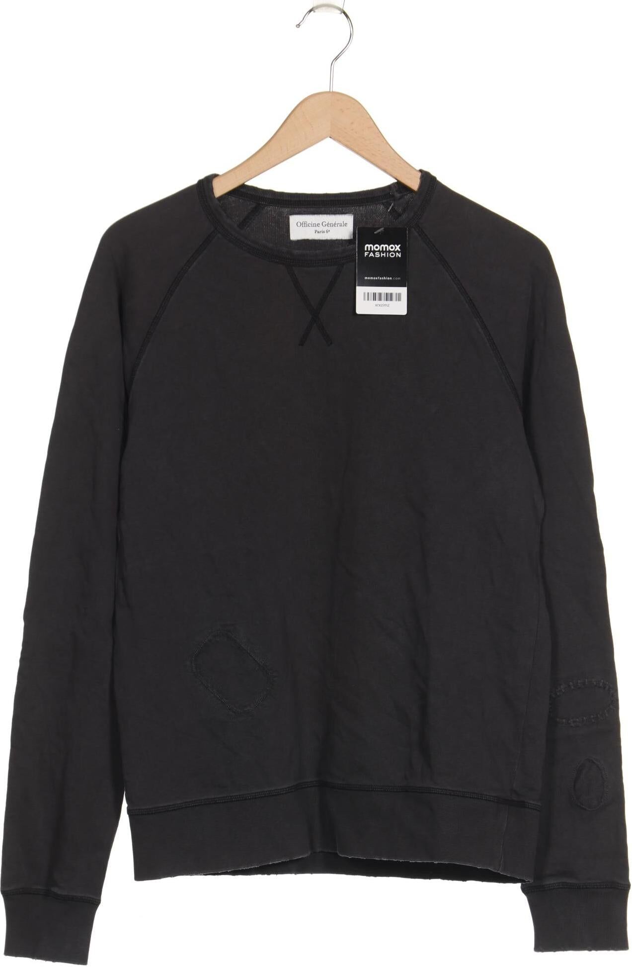 Officine Generale Herren Sweater, Grau, Gr. S, Baumwolle - Second Hand