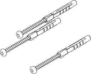 Dornbracht Befestigungssatz Schraub 0530310290090 140x130x5