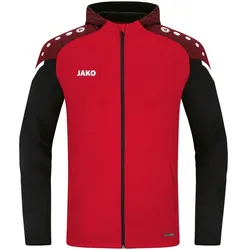Jako Kapuzenjacke Performance rot/schwarz XXL