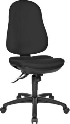 Topstar Bürostuhl SUPPORT 100, Synchronmechanik, ohne Armlehnen, Einsteiger-Modell, schwarz