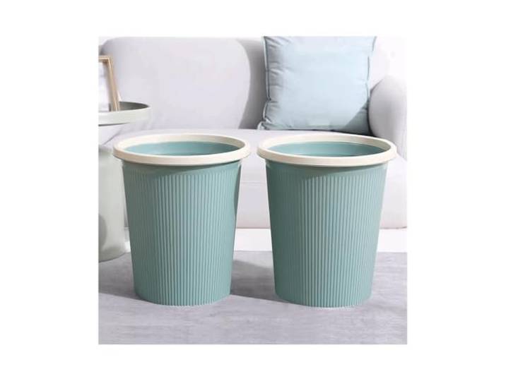 9bbhfJw4R Haushaltsmülleimer Mülleimer Schlafzimmer Küche(Blue,Mittel)