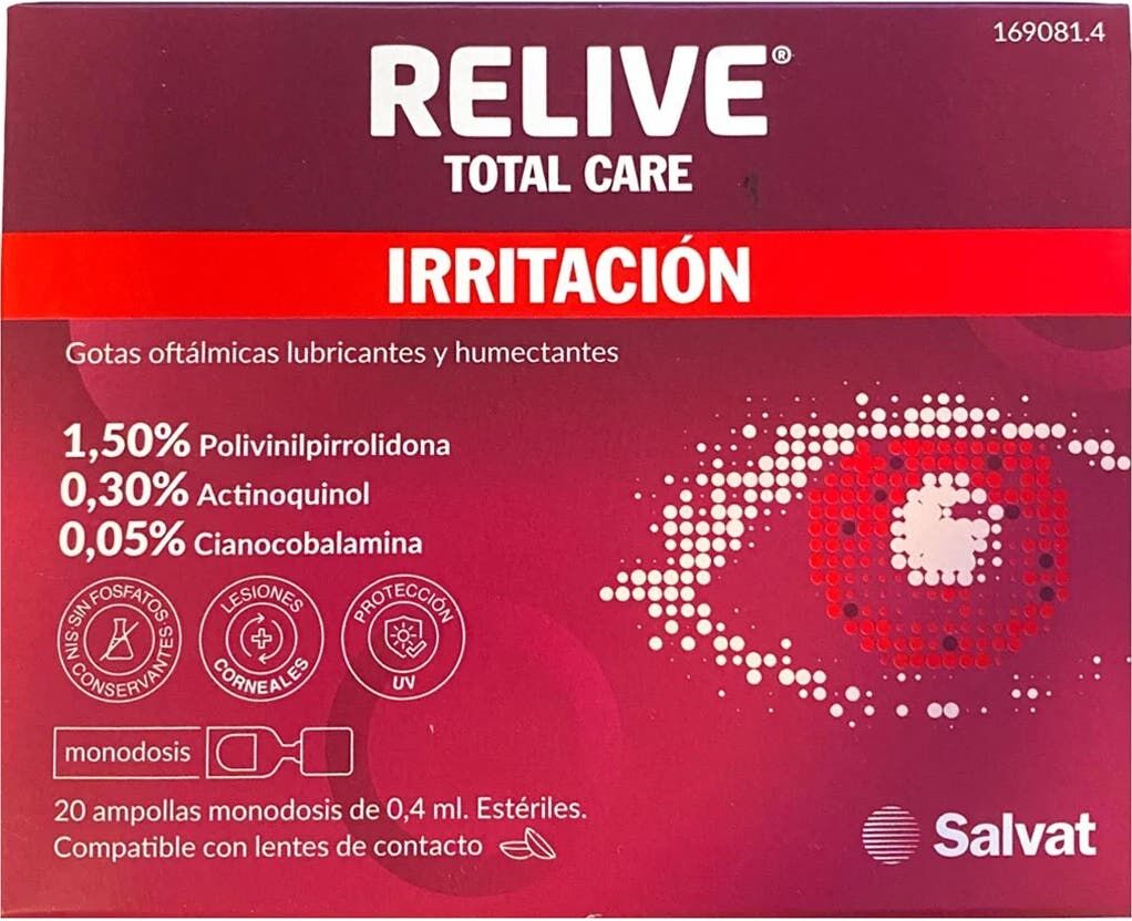 Relive Total Care gotas oftálmicas 20 monodosis