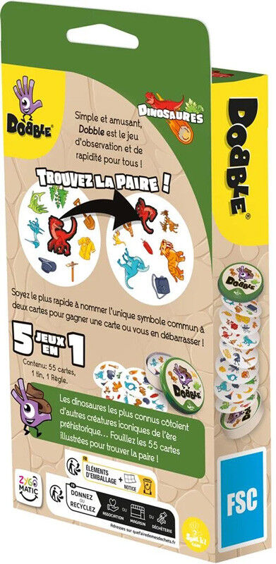 Asmodee Dobble : Dinosaures