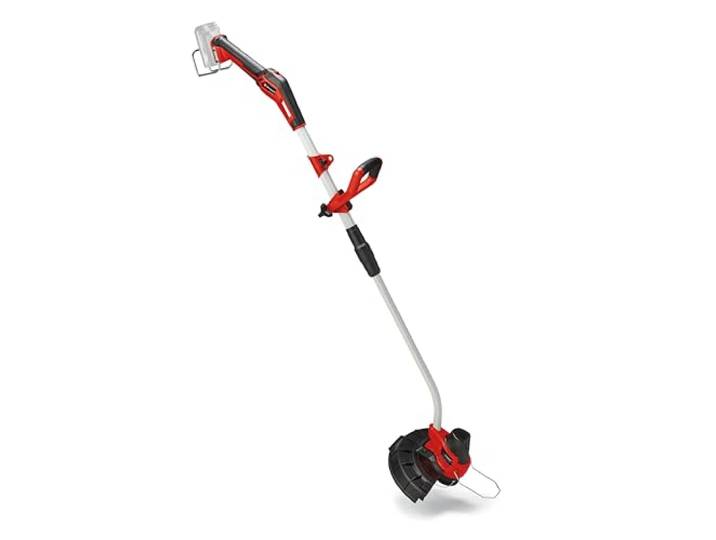 Einhell Coupe-Bordures sans Fil GE-CT 18/33 Li E-Solo PXC 18 V largeur de coupe 33 cm bobine de fil avance par frappe Flowerguard sans batterie