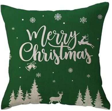 Retailers Go Christmas Snowflake Tree Cushion Cover, Winter Holiday Decoration Pillow, Festive Merry Christmas Decor For Sofa Porch style 4 35x35cm