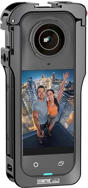 INF Cage Métallique pour Caméra Compatible avec Insta360 X5 - Dégagement Rapide, Double Griffe Froide, Filetage 1/4"