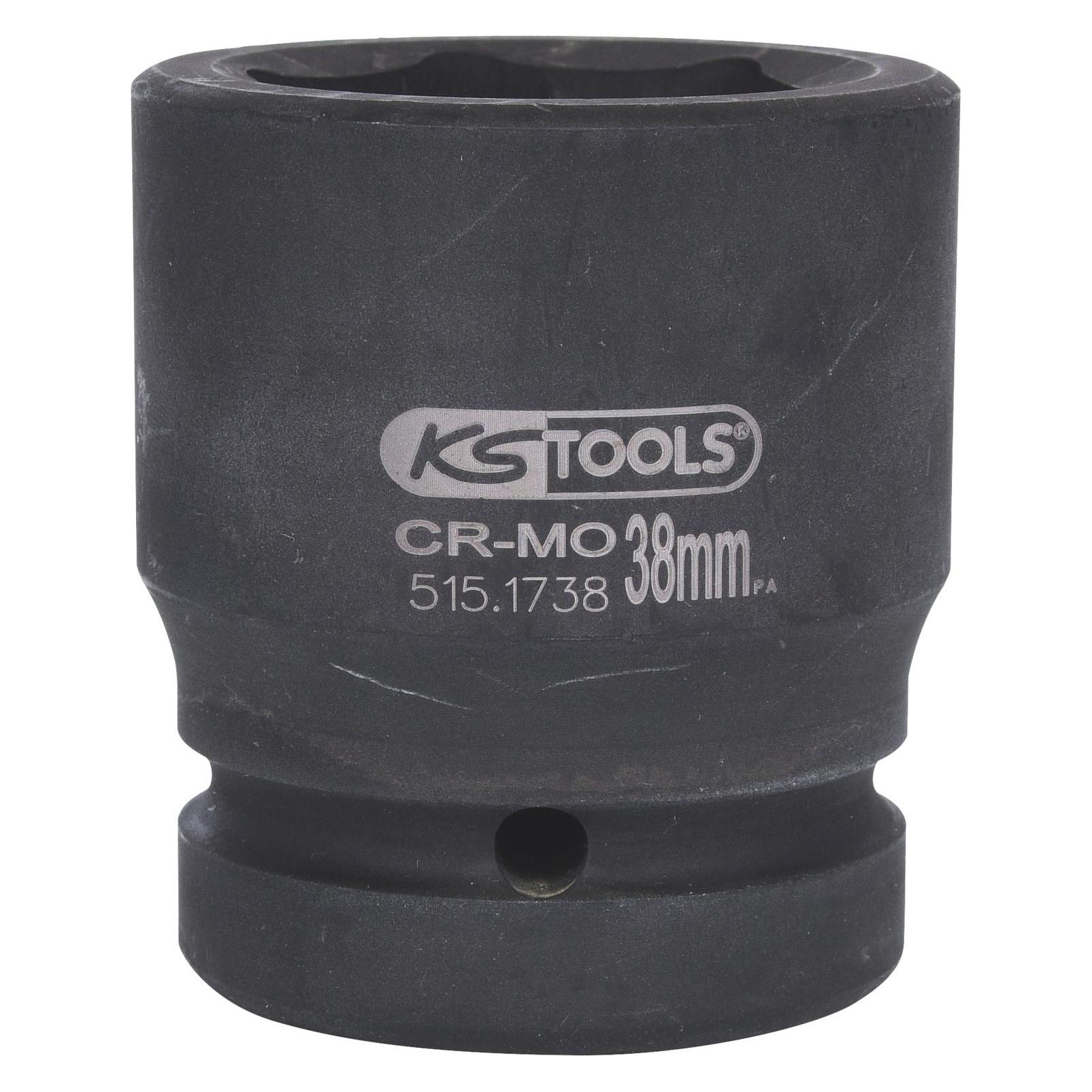 KS Tools 1" Kraft-Stecknuss kurz (515.1738)