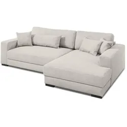 filippo Ecksofa Marsala Cord Beige Natur