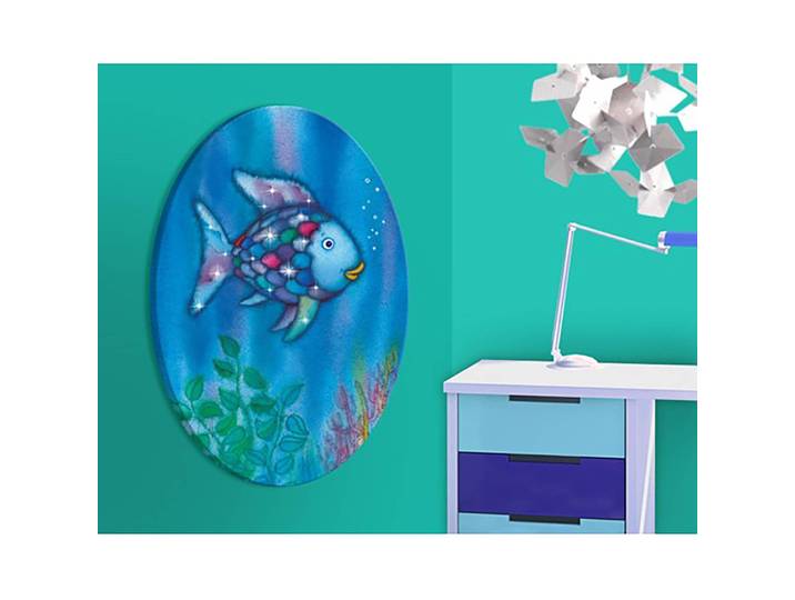 Tableau déco Le poisson Arc en ciel I 30 x 45cm Multicolore