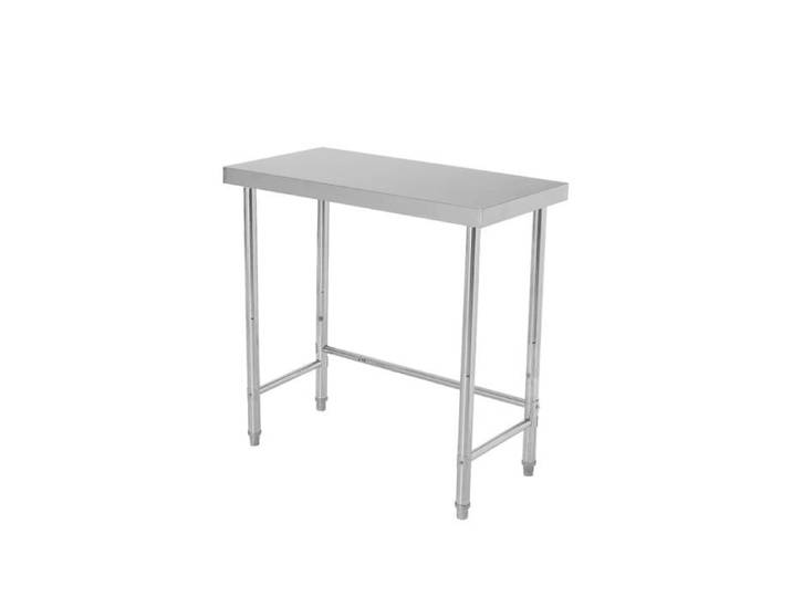 Table de travail en acier inoxydable 46x91 cm pour cuisine et préparation alimentaire usage commercial Argenté