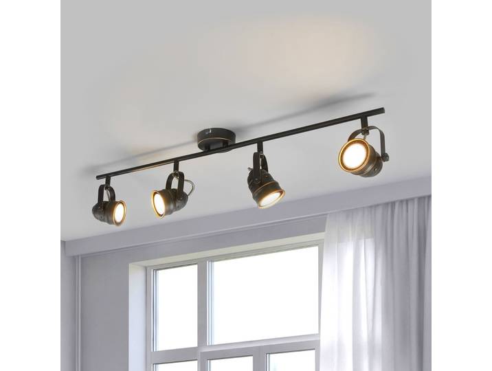 Leonor Plafonnier Black/Gold - Lindby - Salon / séjour - Métal - Multi-ampoules